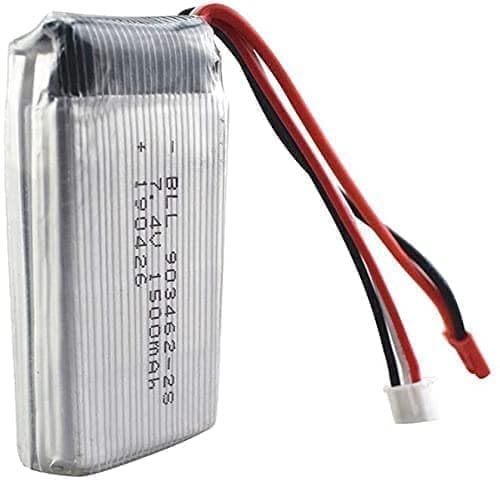 Wltoys 2 stk genopladeligt (7.4V 1500mAh) V913 L959 L202 K959 TY923 W609-8 - Tilbehør til fjernstyret legetøj Lipo batteri