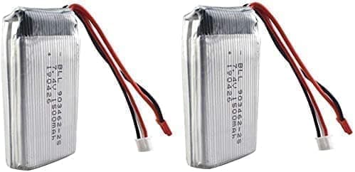 2 delar uppladdningsbart Lipo-batteri (7.4V 1500mAh) Wltoys V913 L959 L202 K959 TY923 W609-8