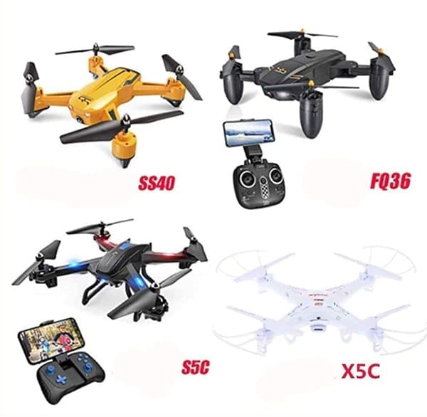 Syma 4 stykker genopladelig (3,7 V, 720 mAh Lipo) til Rc Quadcopter droner X5 X5C X5SC - Tilbehør til fjernbetjening legetøj Lipo batteri