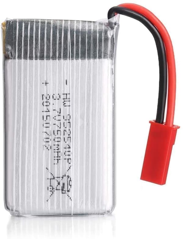 MJX 3 kpl ladattava (3.7V 750mAh) RC-droneille nelikopterit MJX X300C X400 X800 - lisävarusteet kauko-ohjattaville leluille Lipo-akku