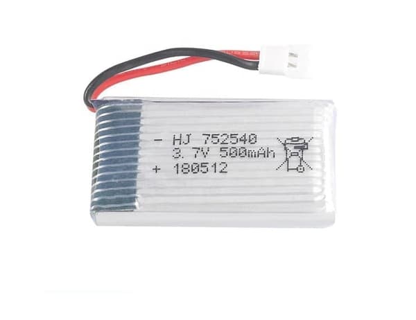 Syma 1 bit 3.7V 500mAh 25C x5 x5C x5C-1 x5SW x5SC x5SC-1 x5A Cheerson CW-20 - tilbehør til fjernbetjening legetøj lipo udskiftning batteri