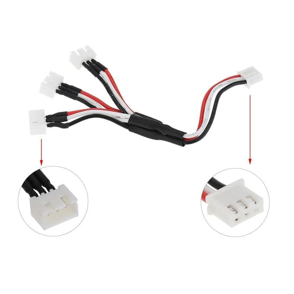 Syma 3 in 1 7.4V LiPo litiumbatteri batteri för Syma X8W X8G MJX 101 X700 - Tillbehör till Fjärrstyrda Leksaker laddningskabel