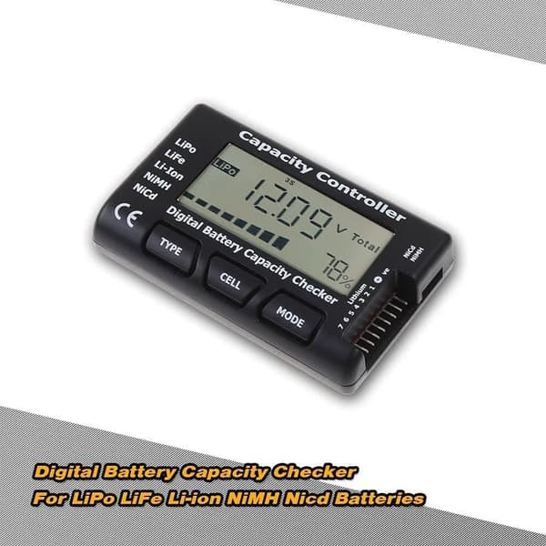 RC CellMeter-7 Digital til LiPo LiFe Li-ion Nicd NiMH - Tilbehør til fjernstyret legetøj Kontrol af batterikapacitet