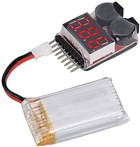 2 stk 1-8s sommerindikator alarm Lavspændingslipobatterier - tilbehør til fjernstyret legetøj
