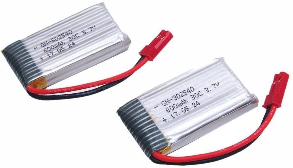 2-bit batteri JXD 509G-22 3,7 V 600 mAh Li-po-batteri med JST-kontakt för JXD 509G RC Quadcopter