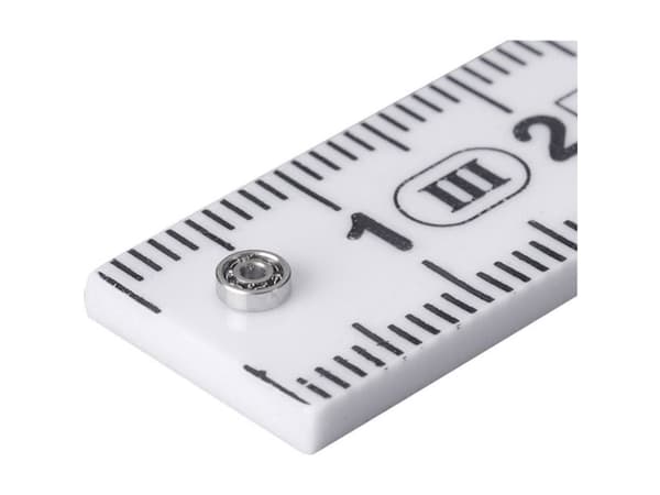 Reely Miniaturkugleleje Kromostål Indvendig diameter: 2 mm Udvendig diameter: 5 mm Omdrejningstal (maks.): 100000 U/min