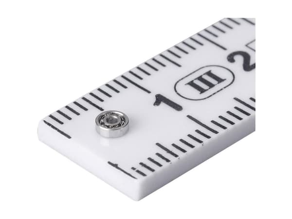 Reely Miniaturkugleleje Kromostål Indvendig diameter: 2 mm Udvendig diameter: 5 mm Omdrejningstal (maks.): 100000 U/min
