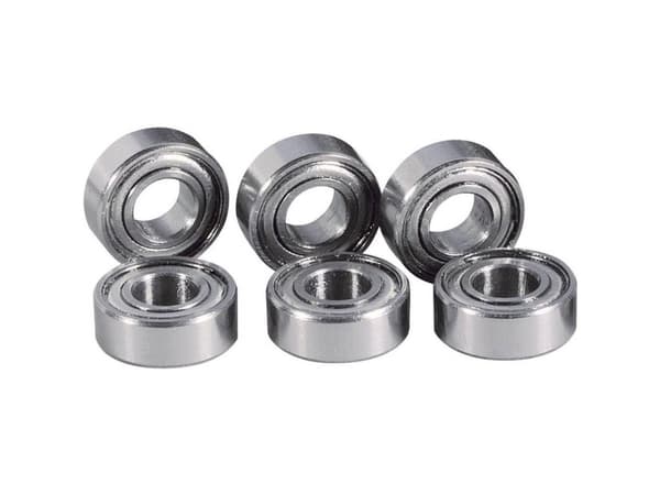 Reely 4X 295620 + 4X 295655 Äänenvaimentimen kuulalaakerisarja Touring-auto
