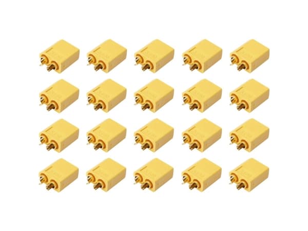 Reely 1399717 Batteristik XT60 forgyldt 20 stk