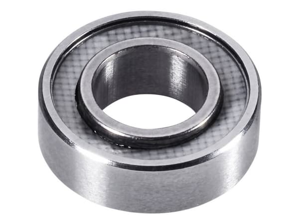 Reely Kugleleje Kromostål Indvendig diameter: 6 mm Udvendig diameter: 12 mm Omdrejningstal (maks.): 49000 U/min