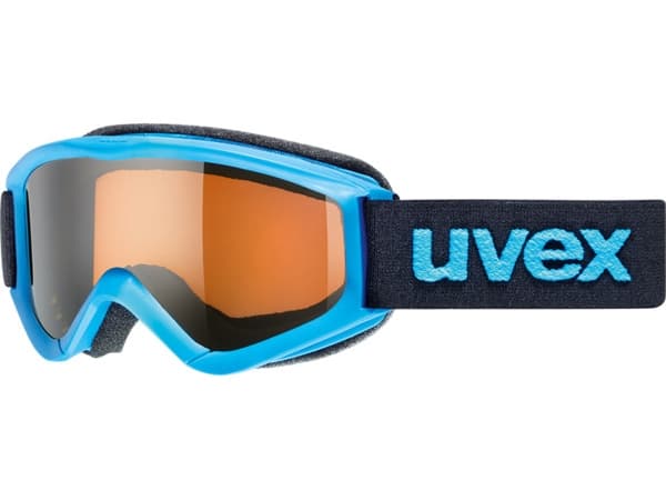 Uvex speedy pro, Doble linser, Blå, Plastikk, Sfærisk linse, Svart, Blå, Oransje