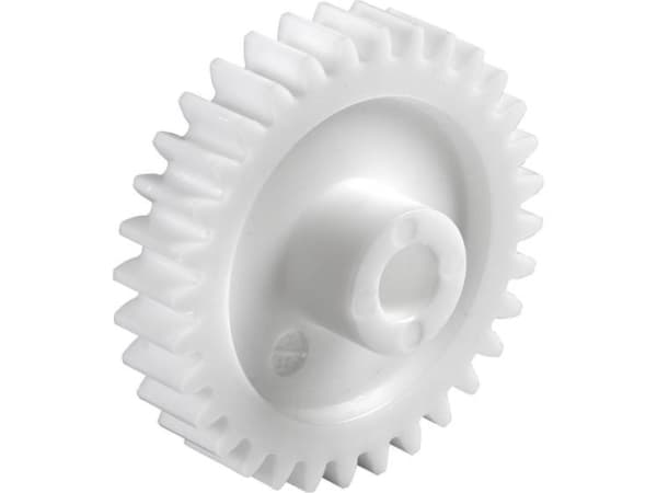 Reely Polyacetal Cylindrisk kugghjul Modultyp: 0,5 Borrdiameter: 4 mm Antal tänder: 30
