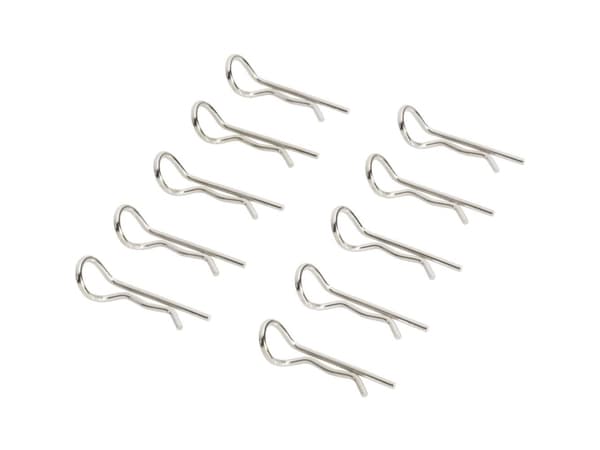 Reely 1:8 Body Fittings Silver Längd 25 mm 10 st