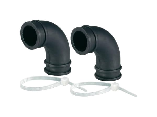 Reely 1:8 silikonadapter luftfilter svart for forbrenningsmotorer med 3,5 - 6,0 cm³. (GS-A8BK)