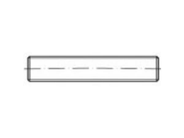 TOOLCRAFT TO-5384529 Gevindbolt M16 450 mm Stål Galvaniseret 5 stk