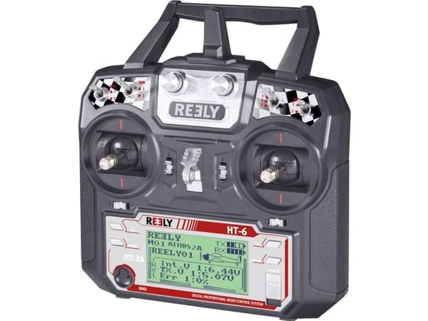 Reely HT-6 Handkontroller 2,4 GHz Antal kanaler: 6 Inkl. mottagare