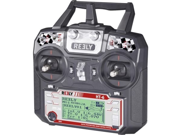 Reely HT-6 Handkontroller 2,4 GHz Antal kanaler: 6 Inkl. mottagare
