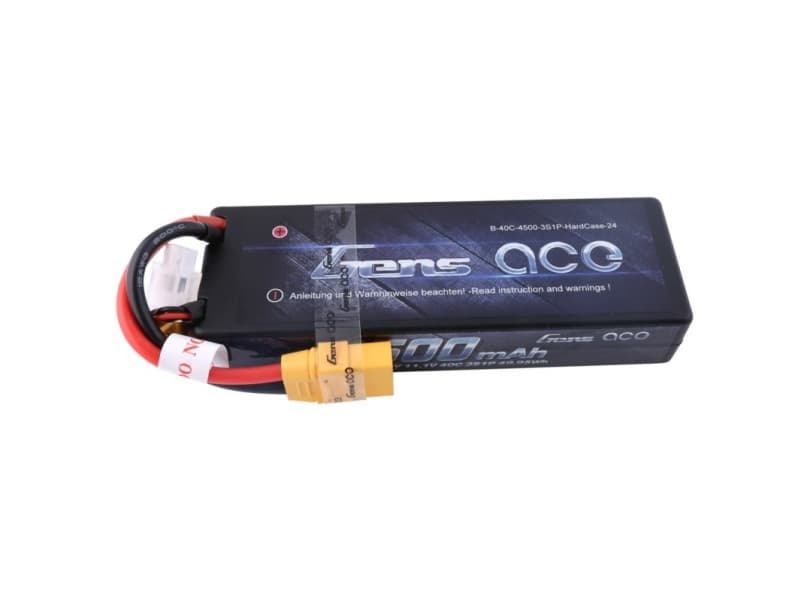 Gens ace B-40C-4500-3S1P-HARDCASE-24, Batteri, Multifärg