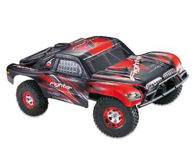 Amewi Fighter PRO, Offroad bil, Sähkömoottori, 1:12, Sort, Rød, Børstefri, Børstefri, Børstefri