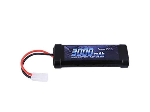 Gens ace B-3000-7.2V-NIMH-TAMIYA, Batteri, Sort