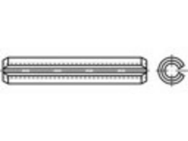 TOOLCRAFT TO-5379441 Rørstifter Rustfrit stål 100 stk