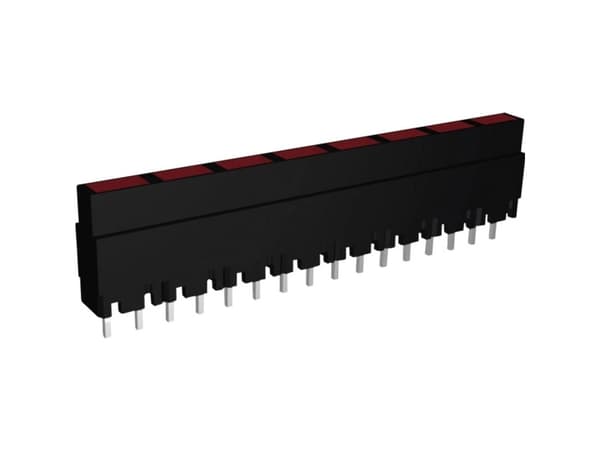 Signal Construct ZALS 080 LED bånd 8x Rød (L x B x H) 40.8 x 3.7 x 9 mm