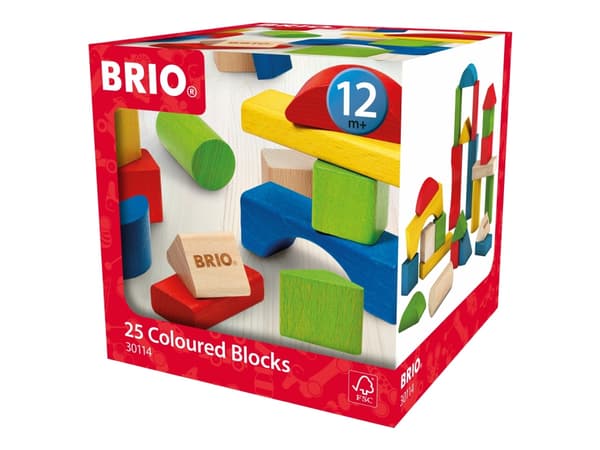 BRIO 30114 Colored building blocks (25 pcs)