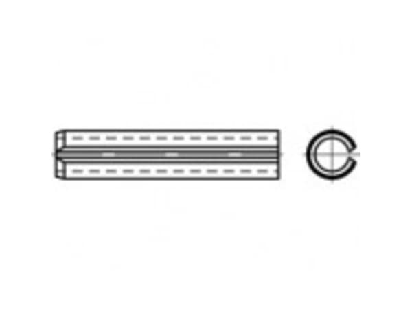 TOOLCRAFT TO-5390700 Rørstifter Fjederstål 1 stk