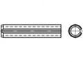 Miniatyrbilde 1 av 2: TOOLCRAFT TO-5390502 Rørstifter Fjederstål 10 stk