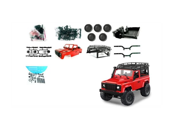 AMEWI - SUV Crawler 4WD Kit - RC - röd