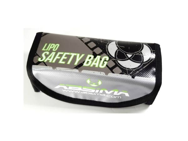 Absima 9000008, Batterioppbevaringsbag, Glassfiberforsterket polypropylen, Grå