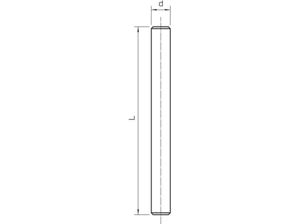 Gevindstang M10X1000Mm - Galvaniseret M10 1M G