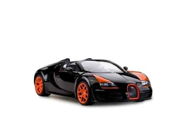 Rastar Bugatti Grand Sport Vitesse, Sportbil, Elmotor, 1:14, Färdigmonterad (RTR), Svart, Blå