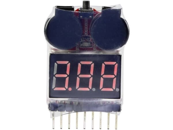 Reely LiPo-tester Beregnet til celler: 2 - 8 1 stk 1511388