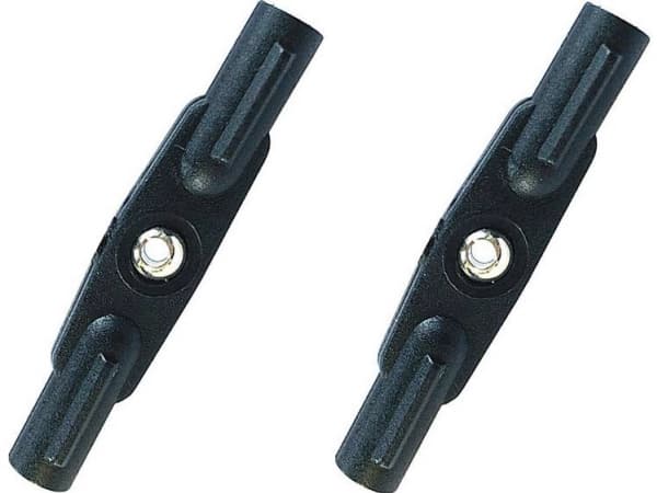 Famotec Muovi , messinki Kaksoiskuulapää Sisäkierre M3 40 mm 2 kpl 2 kpl