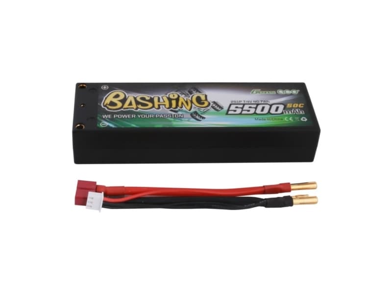 Gens ace B-50C-5500-2S1P-HC-10, Batteri, Svart