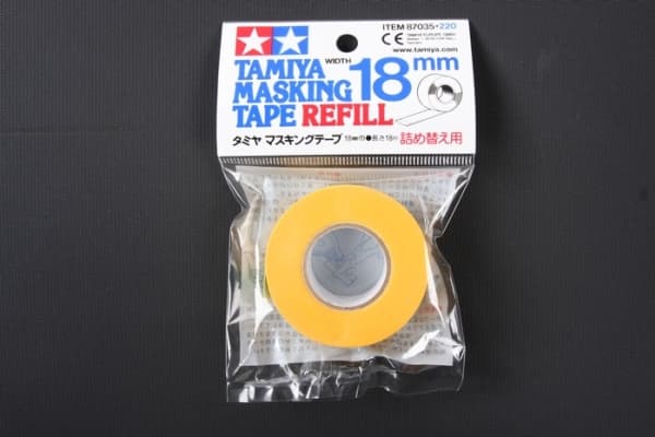 Tamiya 87035 - Masking tape - Yellow - 18 m - 18 mm