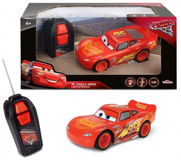 Dickie Toys Cars 3 Lightning McQueen Single Drive, Bil, 1:32, 3 år