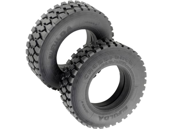 Veroma 1:16 Kuorma-auton renkaat 20 mm maasto 2 kpl