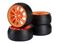 Pikkukuva 2 / 2: Reely 1:10 Road Model Complete Wheels Drift 10-kaksoispyöräiset pyörät Signaali Punainen 1 kpl