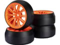 Pikkukuva 1 / 2: Reely 1:10 Road Model Complete Wheels Drift 10-kaksoispyöräiset pyörät Signaali Punainen 1 kpl