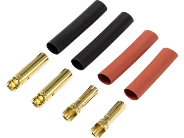 Reely RE-6534189 batterikontakt 4 mm gullbelagt 2 par (RE-6534189)