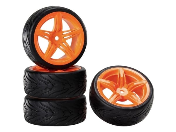 Reely 1:10 Street Model Complete Wheels Devil 12F Orange 4 stk (RE-6622401)