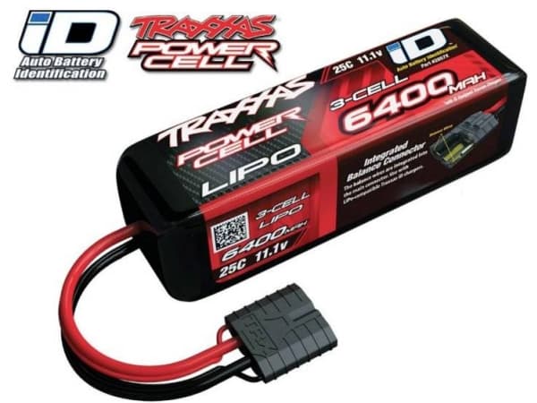 Traxxas 6400mAh, LiPo, Akku, Monivärinen