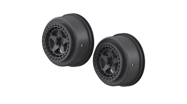 AR510096 SC 2.2/3.0 Wheel 14mm Hex Black (2)