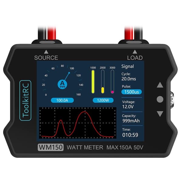 ToolkitRC WM150 Watt Meter 150A / 50V