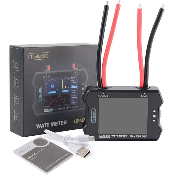 ToolkitRC WM150 Watt Meter 150A / 50V