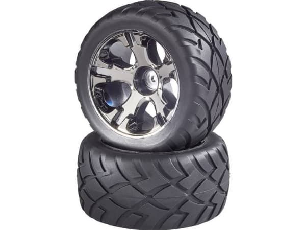 Reely 1:10 Truggy Komplette hjul Street 5 eger Titangrå 2 stk