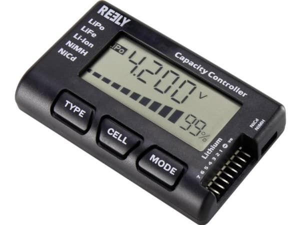 Reely LiPo-tester Beregnet til celler: 2 - 7 1 stk RE-6546762