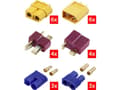 Miniatyrbilde 1 av 3: Reely RE-6699867 Batteristik XT60, T-stik, EC3 forgyldt 1 stk